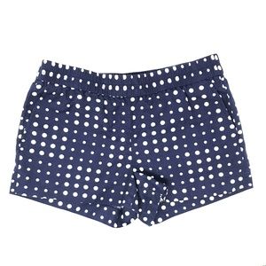 J. Crew 3" Striped Boardwalk Polka Dot Short EUC